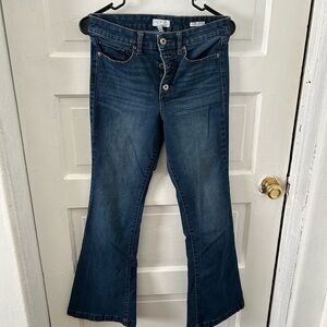 Sofia by Sofia Vergara Dark Blue Flare Jeans